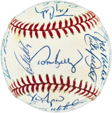 1993 Minnesota Twins Team Autographed Official AL Baseball With 35 Signatures Including Kirby Puckett SKU #266837