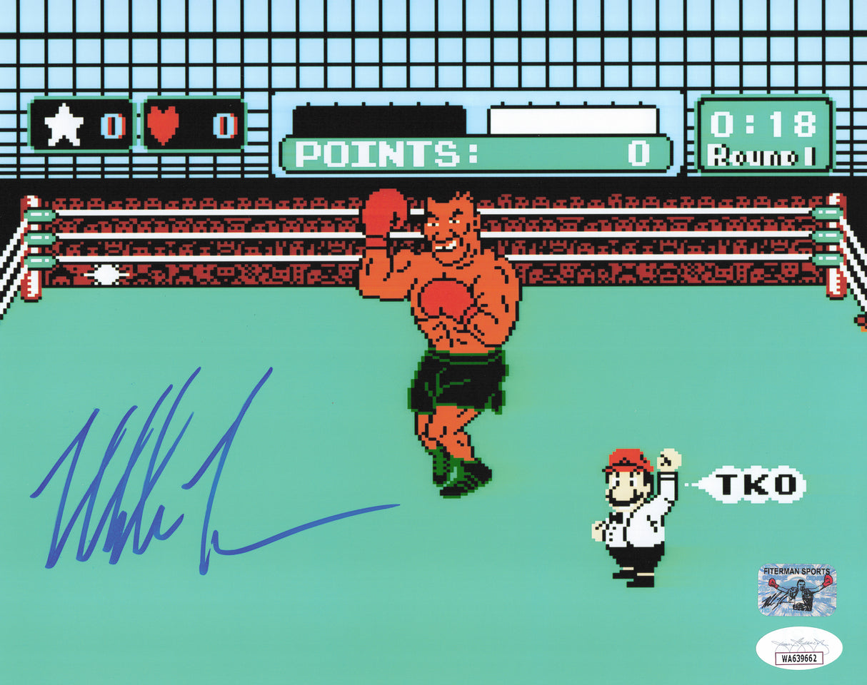 Mike Tyson Autographed 8x10 Photo Nintendo Punch-Out!! JSA #WA639662