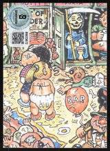 Chevy Chase Autographed 2021 Topps Garbage Pail Kids Card #42a Beckett BAS #BW23672