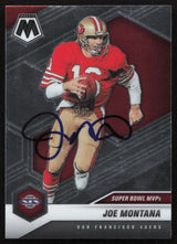 Joe Montana Autographed 2021 Panini Mosaic Card San Francisco 49ers SKU #267015