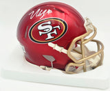 Nick Bosa Autographed San Francisco 49ers Flash Red Speed Mini Helmet Beckett BAS Witness #1W811835