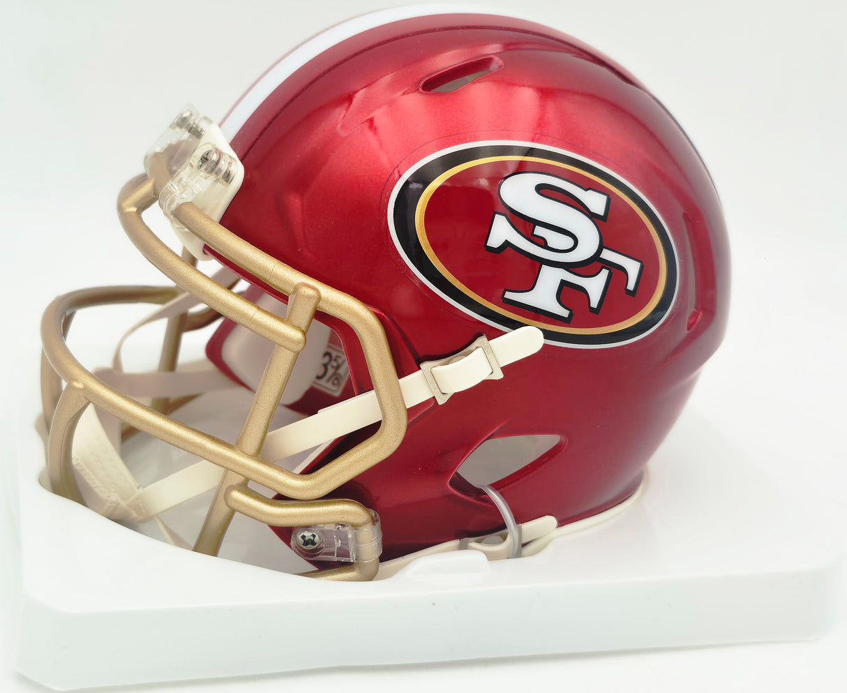 Nick Bosa Autographed San Francisco 49ers Flash Red Speed Mini Helmet Beckett BAS Witness #1W811835