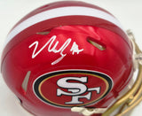 Nick Bosa Autographed San Francisco 49ers Flash Red Speed Mini Helmet Beckett BAS Witness #1W811852