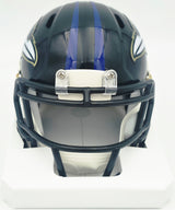 Derrick Henry Autographed Baltimore Ravens Black Speed Mini Helmet Beckett BAS Witness #1W478779