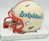 Ricky Williams Autographed Miami Dolphins Cream Retro Speed Mini Helmet JSA Witness #WC621386