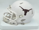 Ricky Williams Autographed Texas Longhorns White Speed Mini Helmet Beckett BAS QR #BN17831