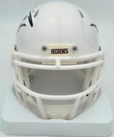 Ricky Williams Autographed Texas Longhorns White Speed Mini Helmet Beckett BAS QR #BN17831