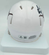 Ricky Williams Autographed Texas Longhorns White Speed Mini Helmet Beckett BAS QR #BN17831