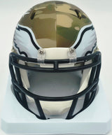 Jason Kelce Autographed Philadelphia Eagles Camo Speed Mini Helmet Beckett BAS QR #BN17600