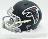 Bijan Robinson Autographed Atlanta Falcons Matte Black Speed Mini Helmet Beckett BAS Witness #4W780637