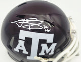 Johnny Manziel Autographed Texas A&M Aggies Maroon Speed Mini Helmet "12 HT" Beckett BAS Witness #3W319922