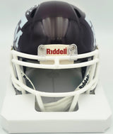 Johnny Manziel Autographed Texas A&M Aggies Maroon Speed Mini Helmet "12 HT" Beckett BAS Witness #3W319944