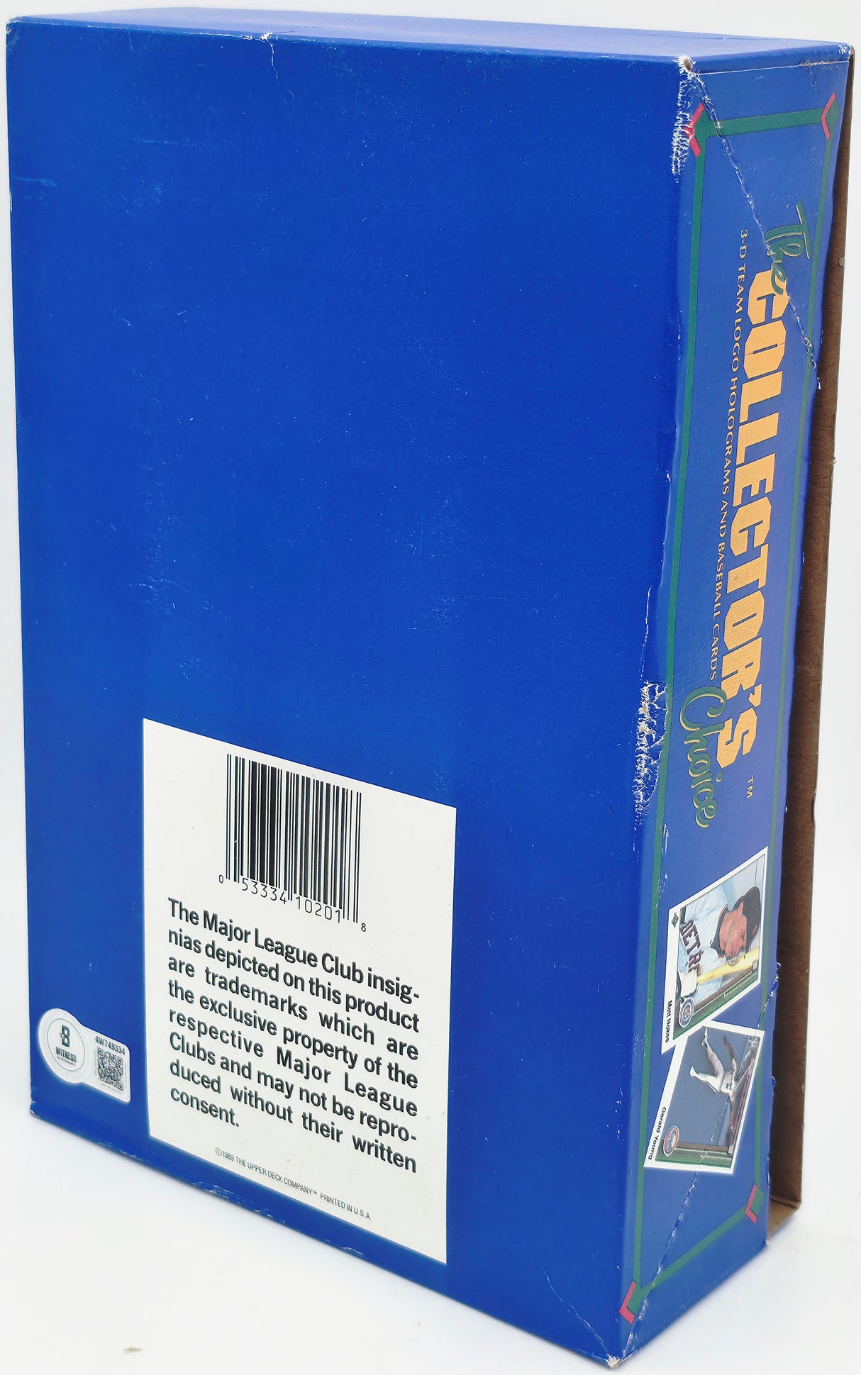 Ken Griffey Jr. Autographed 1989 Upper Deck Baseball Empty Box Seattle Mariners Beckett BAS Witness #4W749334