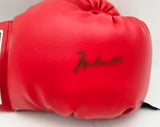 Muhammad Ali Autographed Red Boxing Glove Beckett BAS #AG020299
