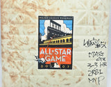 Ichiro Suzuki Autographed Game Used 2007 All Star Game Home Run Base Seattle Mariners "07 ASG GU, 3-3 HR, 2 RBI, MVP" Beckett BAS Witness #4W624928