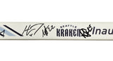 2021-22 Seattle Kraken Inaugural Team Autographed Hockey Stick With 21 Signatures Beckett BAS #AE49011
