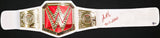 Alexa Bliss Autographed WWE Women's Champion Belt "The Goddess" (Smudged) Beckett BAS Witness #WK90009
