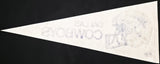 Tom Landry Autographed Dallas Cowboys Pennant "Best Wishes" Beckett BAS QR #BW06396