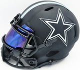 Emmitt Smith Autographed Dallas Cowboys Eclipse Black Full Size Speed Replica Helmet Beckett BAS Witness #1W710005
