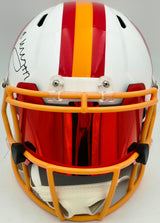 Bucky Irvin Autographed Tampa Bay Buccaneers White Throwback Full Size Speed Replica Helmet Beckett BAS Witness #2W553953