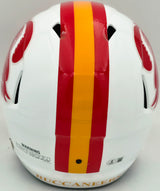 Bucky Irvin Autographed Tampa Bay Buccaneers White Throwback Full Size Speed Replica Helmet Beckett BAS Witness #2W553953