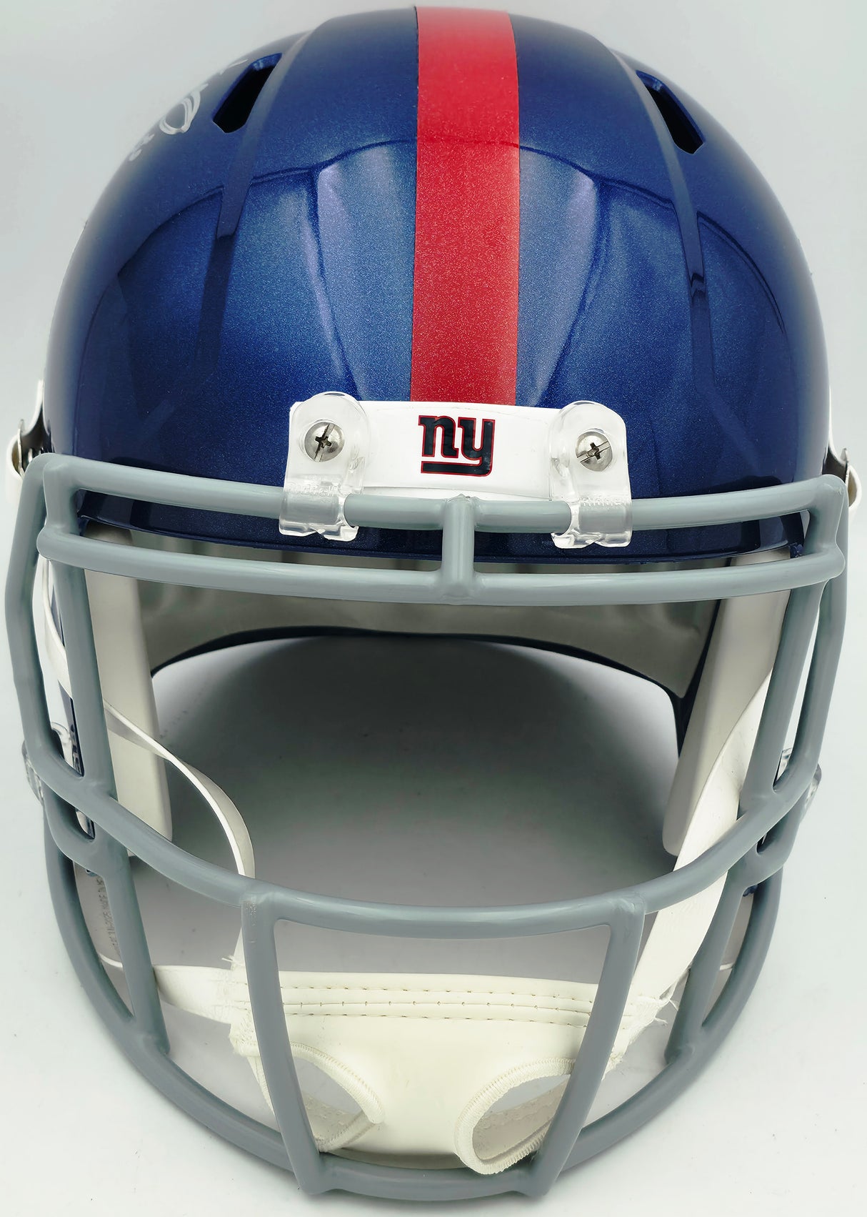 Lawrence Taylor Autographed New York Giants Blue Full Size Speed Replica Helmet "86 NFL MVP & Top 100" JSA Witness #WC177013