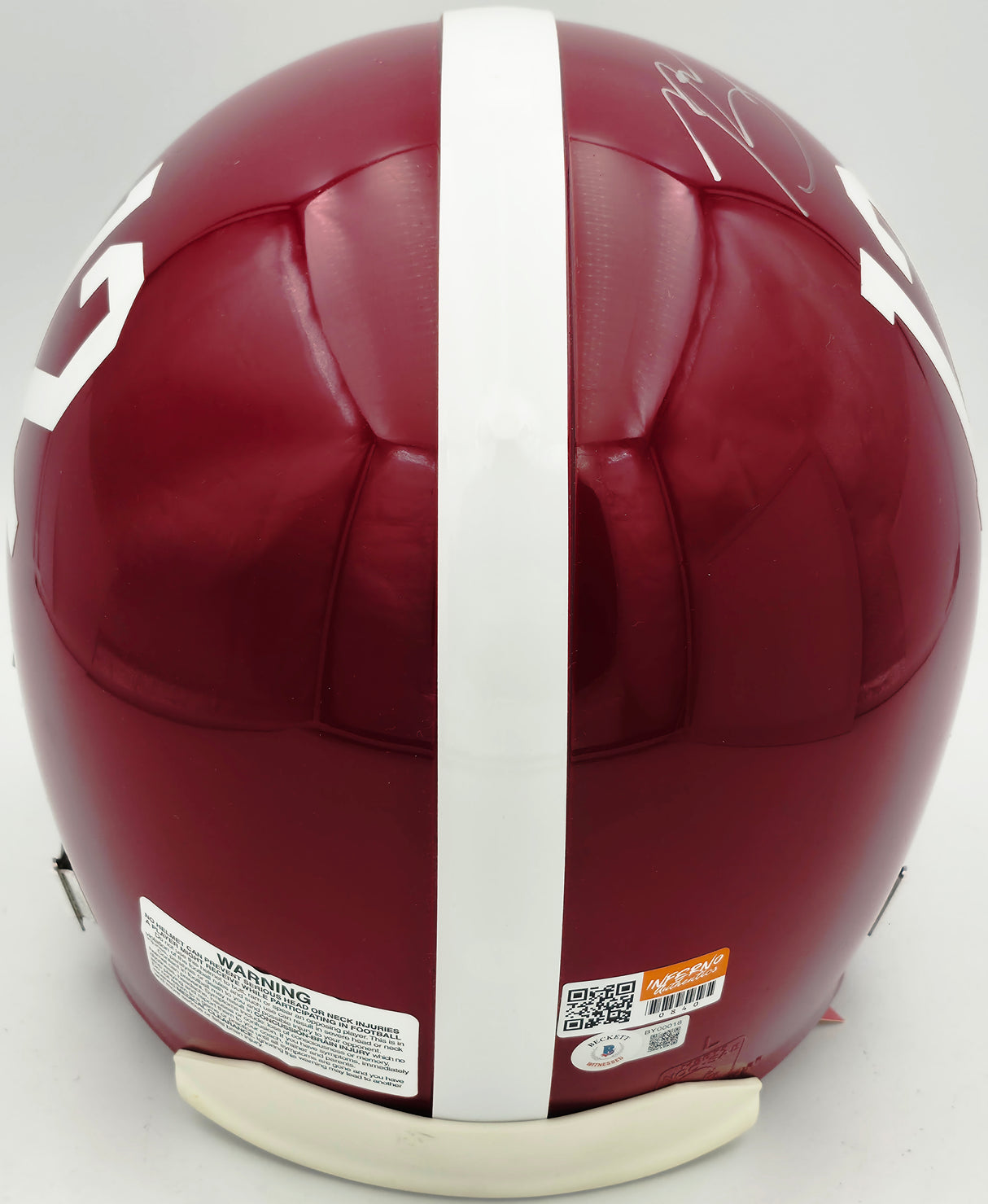 Bryce Young Autographed Alabama Crimson Tide Maroon Full Size Authentic Helmet Beckett BAS Witness #BY00018