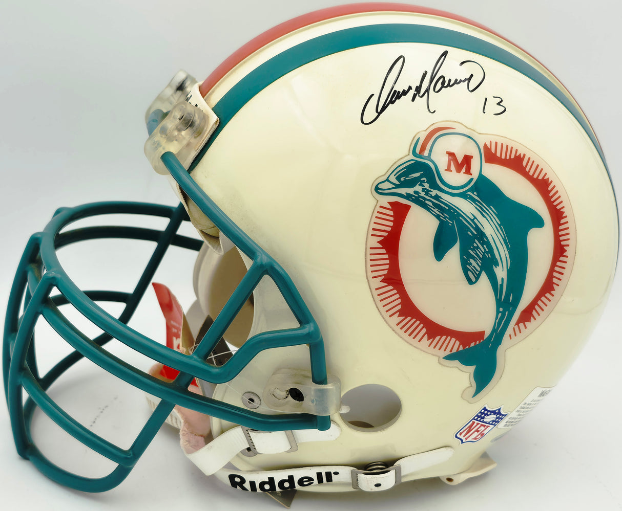 Dan Marino Autographed Miami Dolphins White Full Size Authentic Helmet UDA Holo #UDT23298