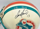 Dan Marino Autographed Miami Dolphins White Full Size Authentic Helmet UDA Holo #UDT23298