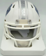 LeSean McCoy Autographed Buffalo Bills White Rivalries Speed Mini Helmet Beckett BAS Witness #2W102766