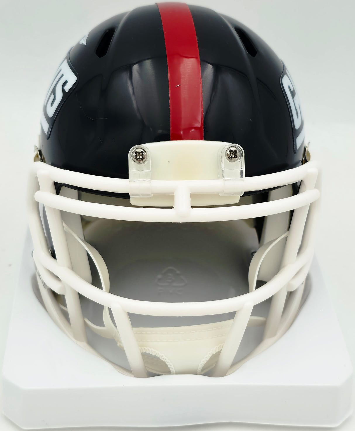 Lawrence Taylor Autographed New York Giants Blue Speed Mini Helmet Beckett BAS Witness #4W451838