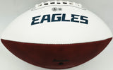 LeSean McCoy Autographed Philadelphia Eagles White Logo Football (Smudged) Beckett BAS Witness #2W102891