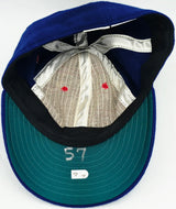 Unsigned Mark Lowe Game Worn 2009 Turn By The Clock 1939 Seattle Rainiers Hat MLB Holo #LH187763
