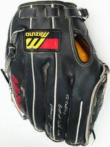 Bill Krueger Autographed Game Used Black Mizuno Fielding Glove Seattle Mariners "To Colin" SKU #267140