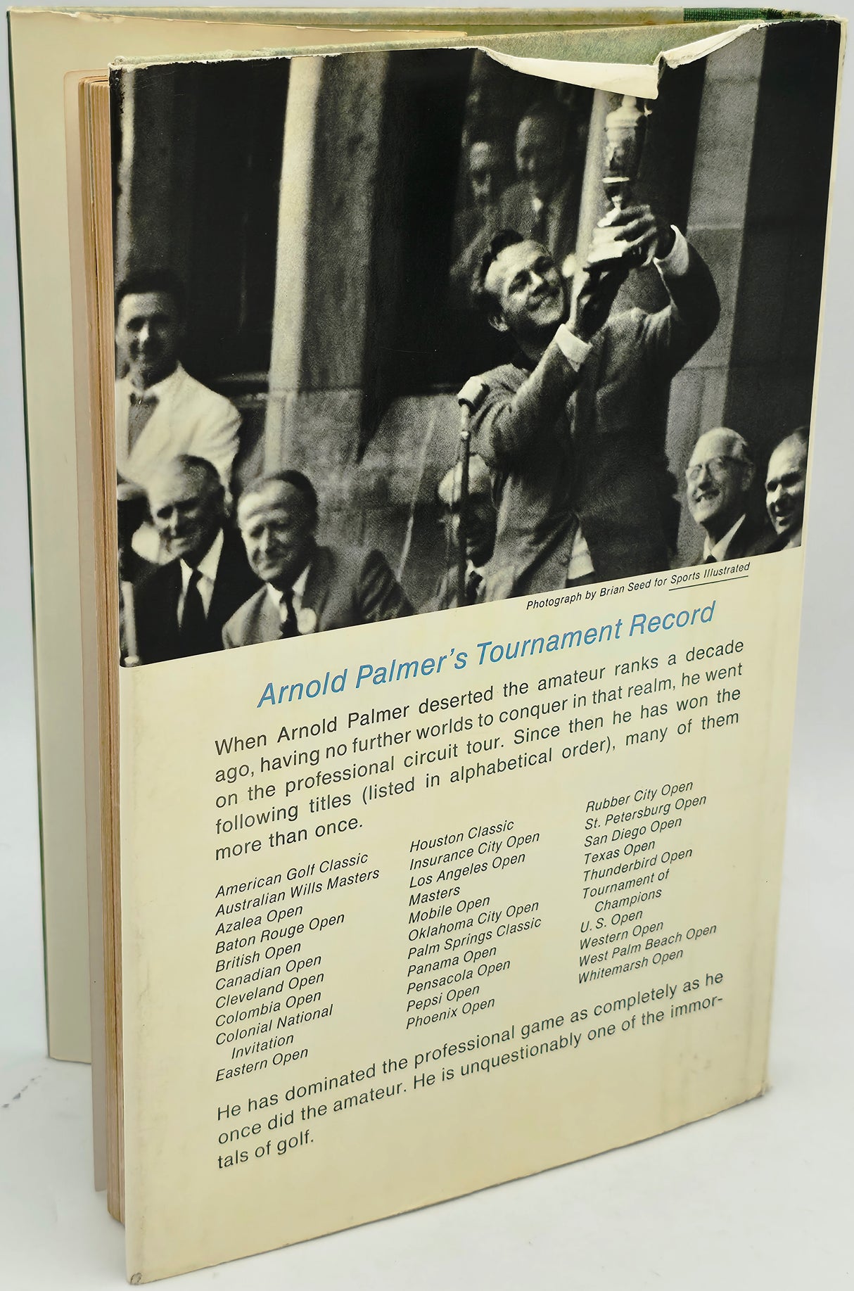 Arnold Palmer Autographed My Game And Yours Book JSA #CG09248