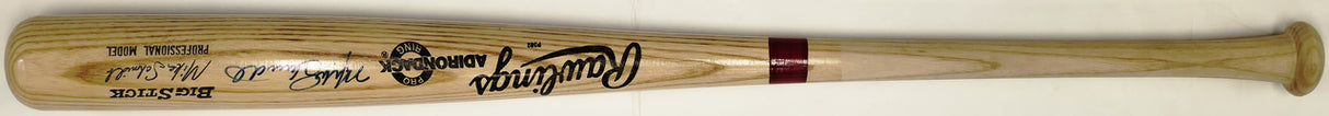 Mike Schmidt Autographed Rawlings Baseball Bat Philadelphia Phillies Beckett BAS QR #BX67595