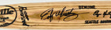 Edgar Martinez Autographed Louisville Slugger Game Issued M356 Baseball Bat Seattle Mariners Beckett BAS QR #BX67607