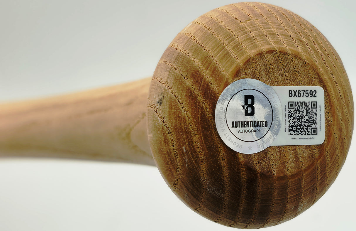 Mike Schmidt Autographed Rawlings Baseball Bat Philadelphia Phillies Beckett BAS QR #BX67592