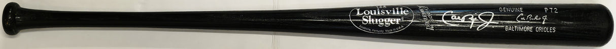 Cal Ripken Jr. Autographed Game Issued Louisville Slugger P72 Baseball Bat Baltimore Orioles Beckett BAS QR #BX67570