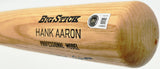 Hank Aaron Autographed Adirondack Baseball Bat Atlanta Braves Beckett BAS #AG020326