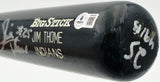 Jim Thome Autographed Game Issued Rawlings 491B Baseball Bat Cleveland Indians Beckett BAS QR #BX67582
