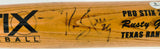 Rusty Greer Autographed Game Used Uncracked Stix 271G Baseball Bat Texas Rangers Beckett BAS QR #BX67586