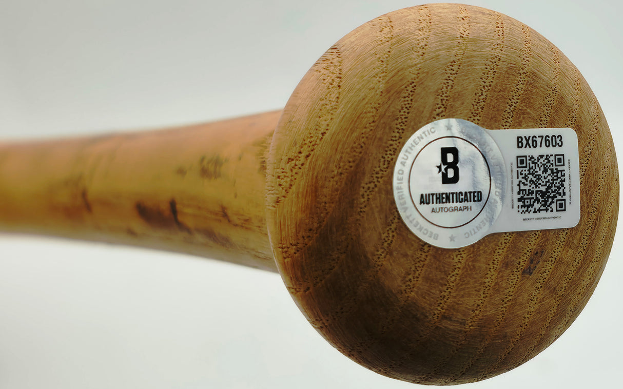 Brady Anderson Autographed Game Used Uncracked Louisville Slugger M272 Baseball Bat Baltimore Orioles Beckett BAS QR #BX67603