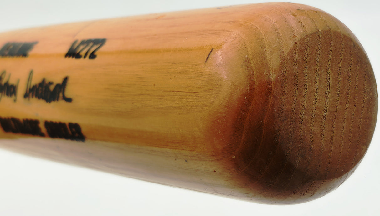 Brady Anderson Autographed Game Used Uncracked Louisville Slugger M272 Baseball Bat Baltimore Orioles Beckett BAS QR #BX67603