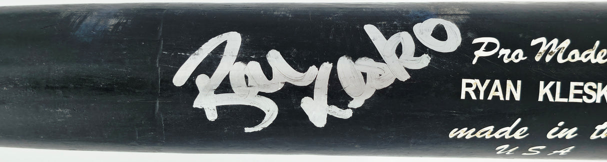 Ryan Klesko Autographed Game Used Uncracked Carolina Clubs Baseball Bat Atlanta Braves Beckett BAS QR #BX67593