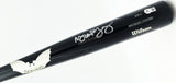 Michael Young Autographed Game Issued Sam KB1 Baseball Bat Texas Rangers Beckett BAS QR #BX67612