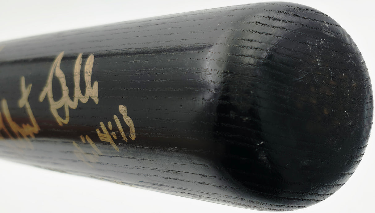 Albert Belle Autographed Game Issued Louisville Slugger B343 Baseball Bat Chicago White Sox Beckett BAS QR #BX67581