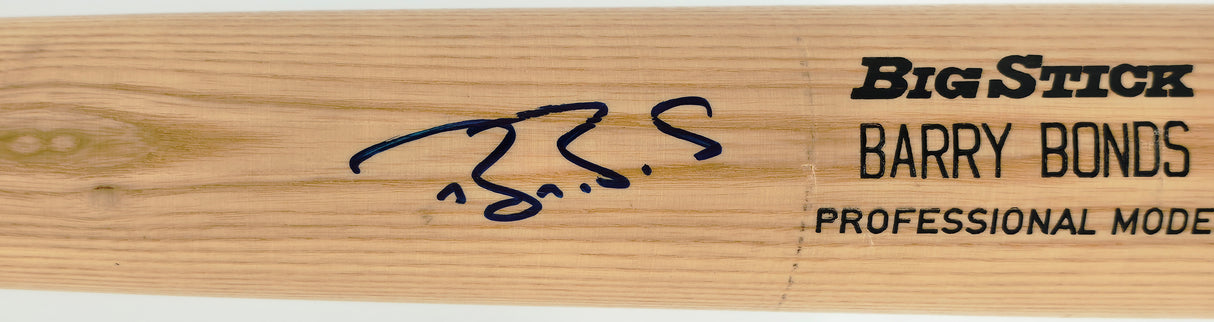 Barry Bonds Autographed Rawlings Baseball Bat San Francisco Giants Beckett BAS QR #BX67606