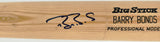 Barry Bonds Autographed Rawlings Baseball Bat San Francisco Giants Beckett BAS QR #BX67606