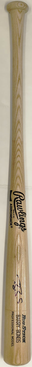 Barry Bonds Autographed Rawlings Baseball Bat San Francisco Giants Beckett BAS QR #BX67606